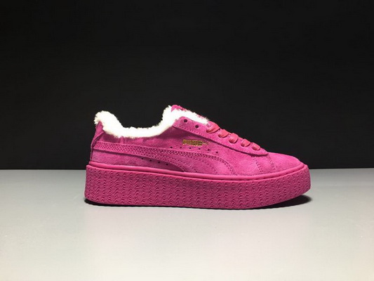 Puma x Rihanna Creepers Women Skate Sneaker Lined With Fur--039